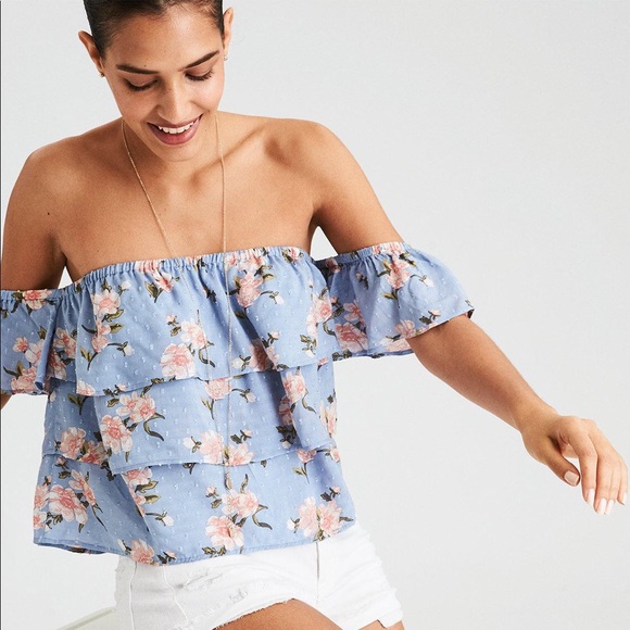 American Eagle Outfitters three tier top - Picture 2 of 7